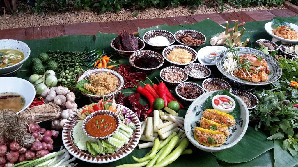 Siam Wisdom Food Display