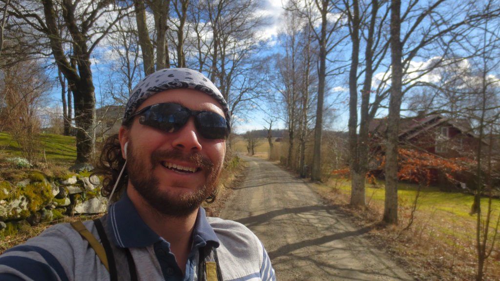 Selfie on Hike in Sjuntorp