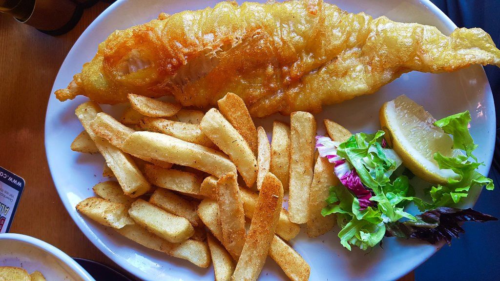 Fish and Chips at Skein Inn (Eat in Edinburgh)