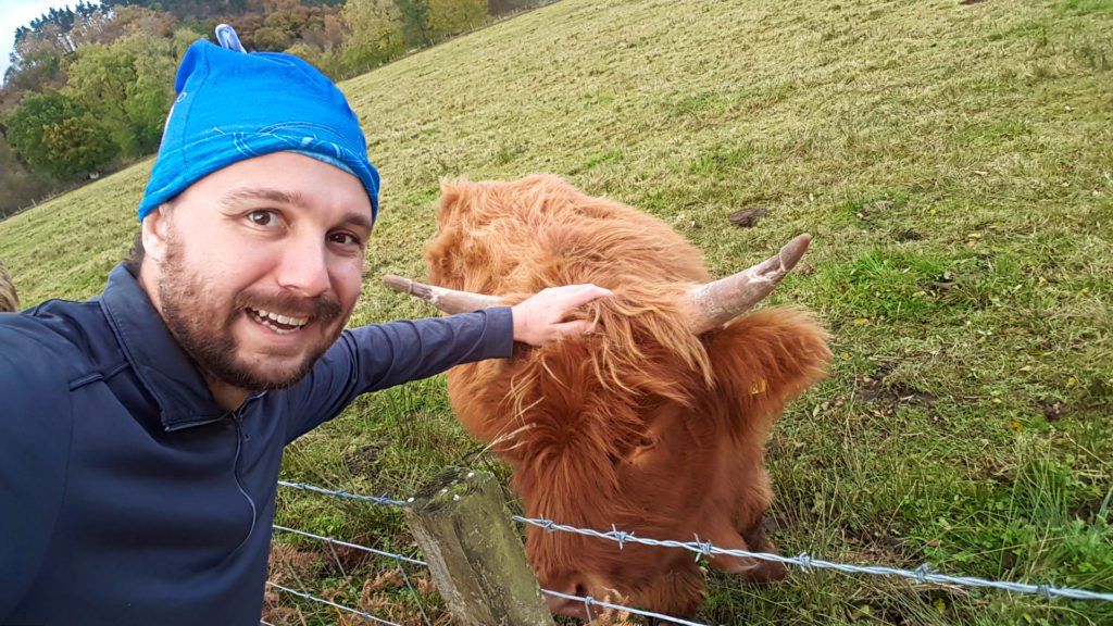 Selfie with Hairy Coo (Day Trips from Edinburgh)