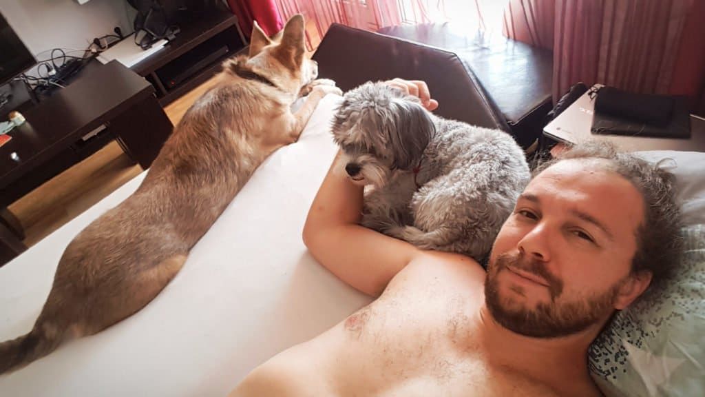 Selfie Dog-sitting in Romania