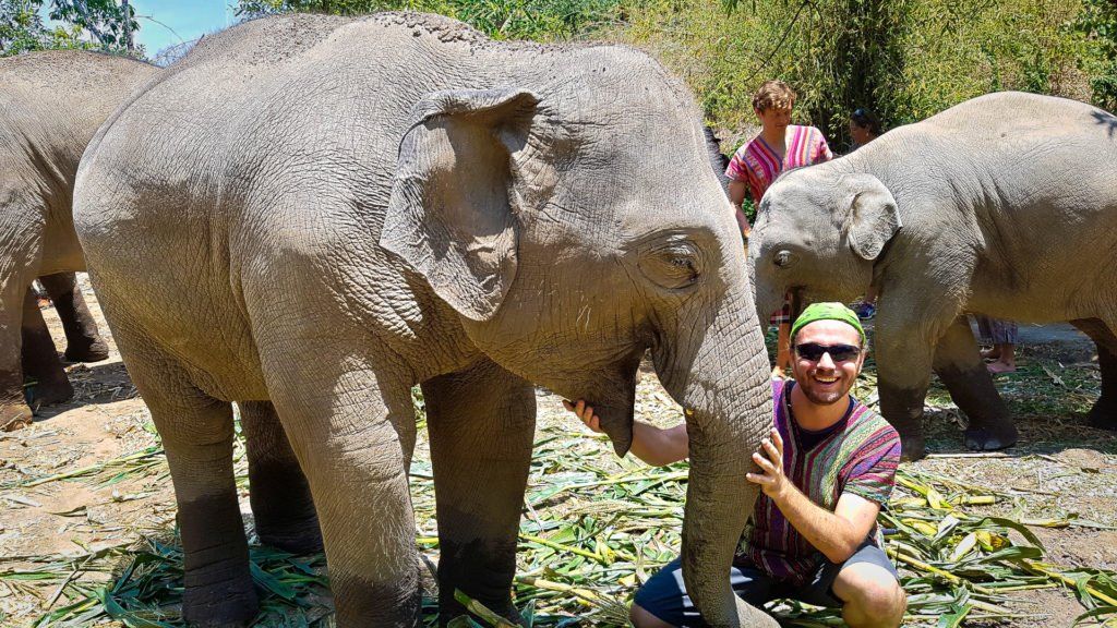 Selfie at Elephant Jungle Sanctuary #2