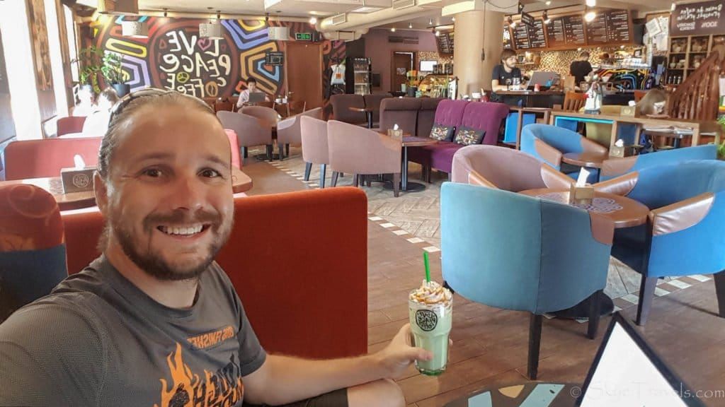 Selfie at Tucano Coffee