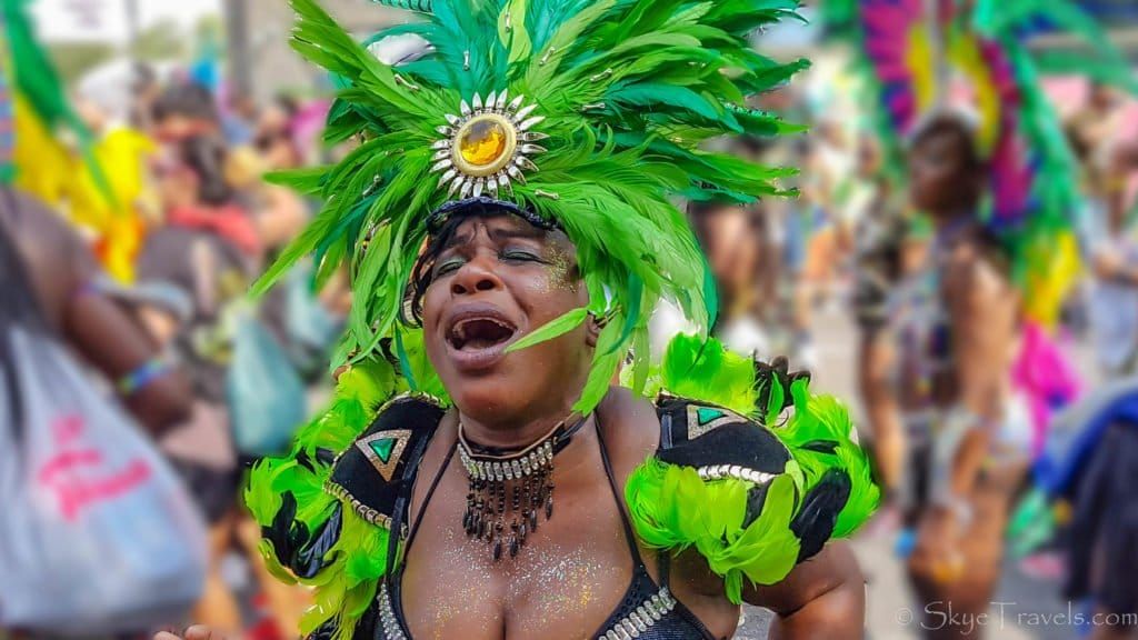 Woman at Notting Hill Carnival
