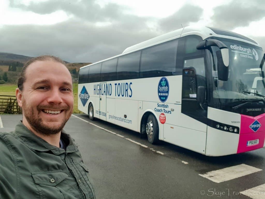 Selfie with Gray Line Tour Edinburgh to Loch Ness