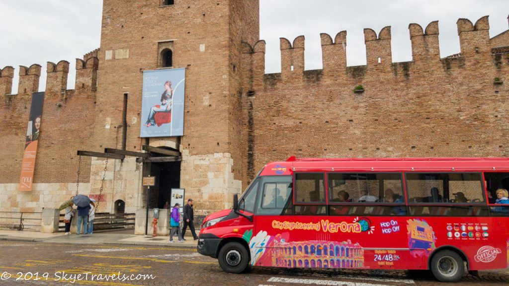 Verona Hop On, Hop Off Bus Tour at Castle Vecchio