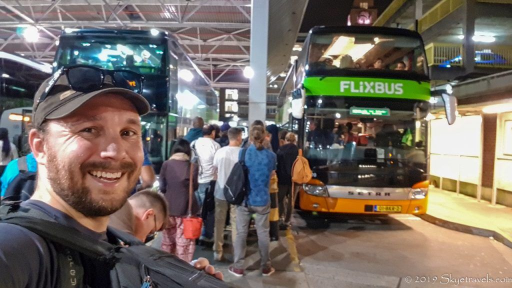 Selfie with Flixbus in London