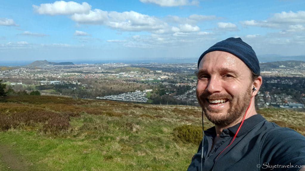 Selfie on the Pentlands (Best Hikes and Walks in Edinburgh Cover)