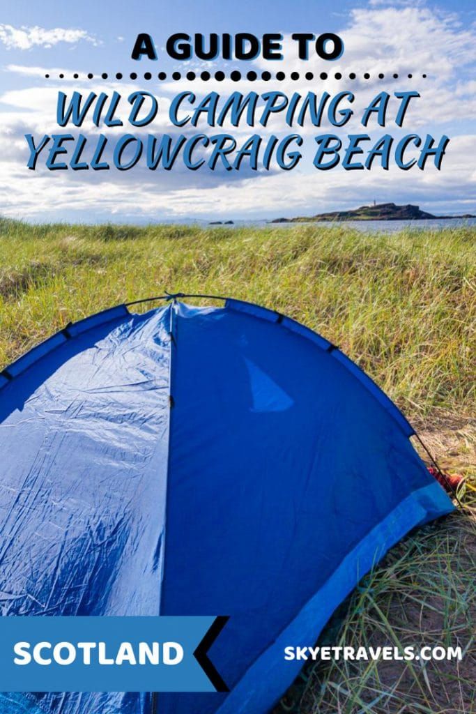 Wild Camping at Yellowcraig Beach Pin