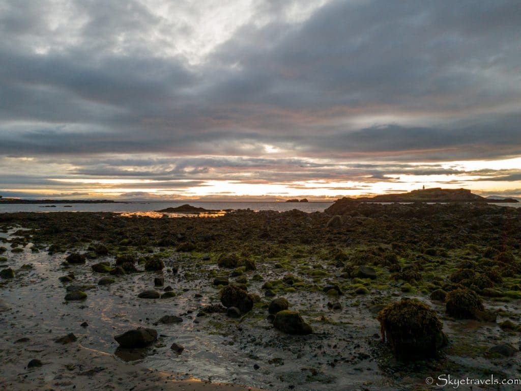 Yellowcraig Beach Sunset with Rocks