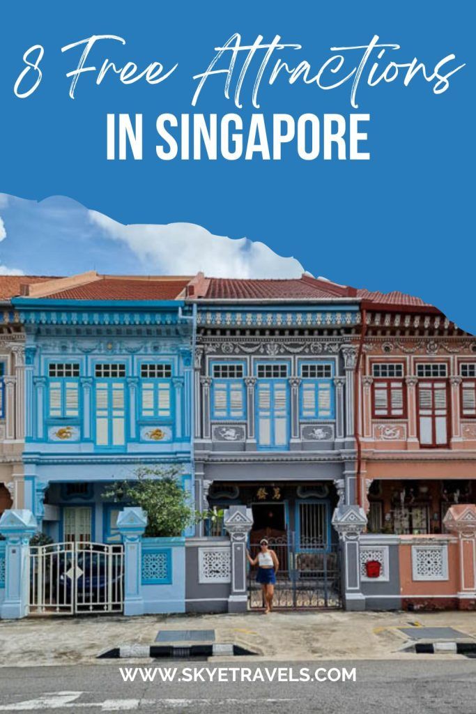 8 Free Attractions in Singapore Pin